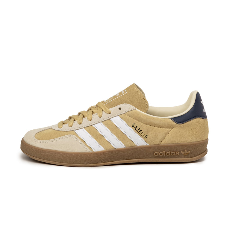 Adidas Gazelle Indoor - 37 1/3 / Oat / Footwear White / Shadow Navy
