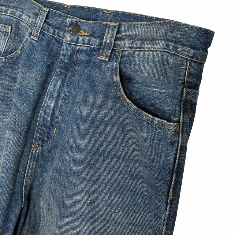 Carhartt WIP Brandon Pant - S / Blue Worn / Used Wash - 3