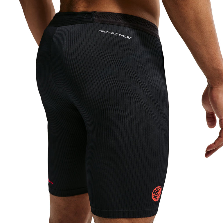 Nike	AeroSwift Dri-FIT ADV Brief-Lined 1/2-Length - XL / Black / Dark Smoke Grey / Bright Crimson - 3