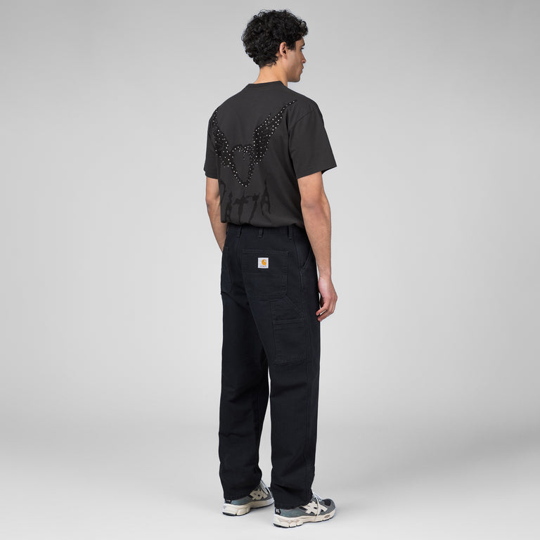 Carhartt WIP Single Knee Pant - 28 / Black Stone Canvas - 3