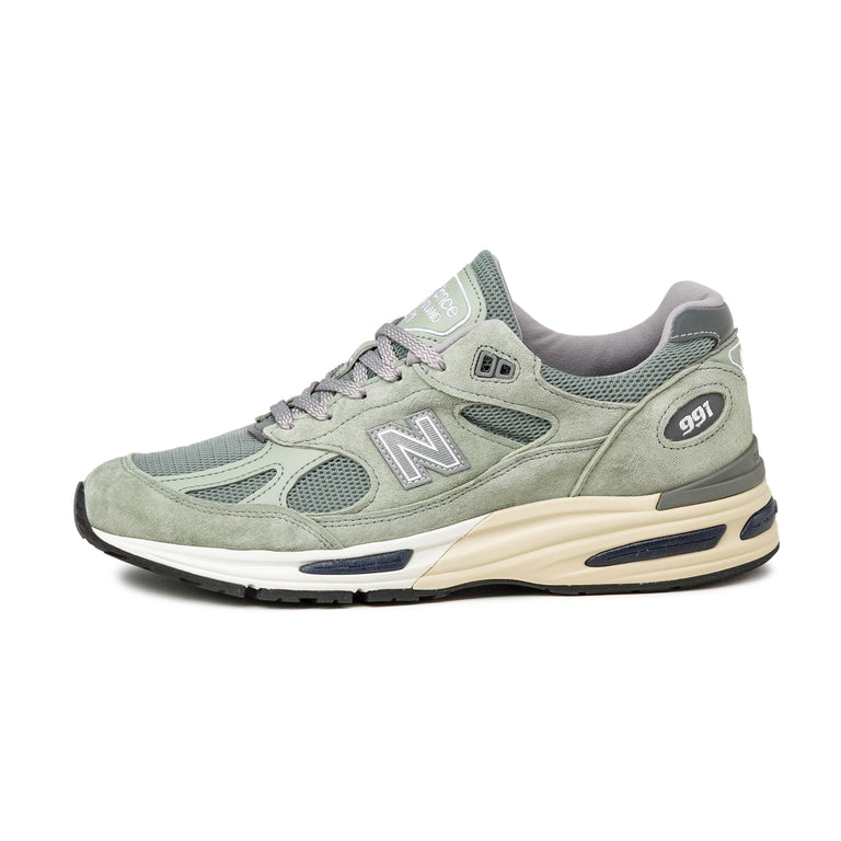 New Balance 991 v2 *Made in England* - 36 / Sea Grass / Sea Grass / Silver - 1