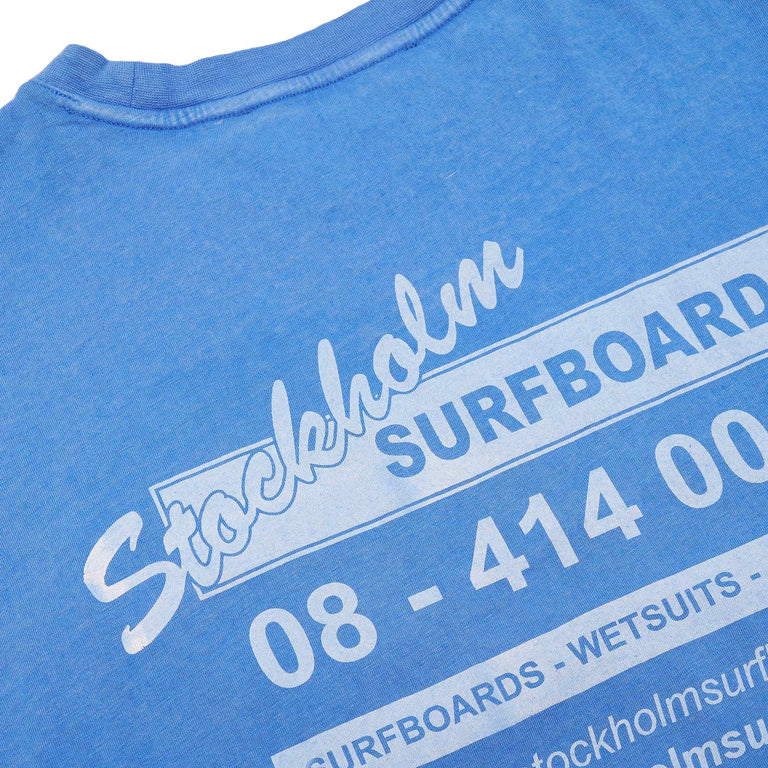 Stockholm Surfboard Club Printed Pocket T-Shirt - XL / Ocean - 3