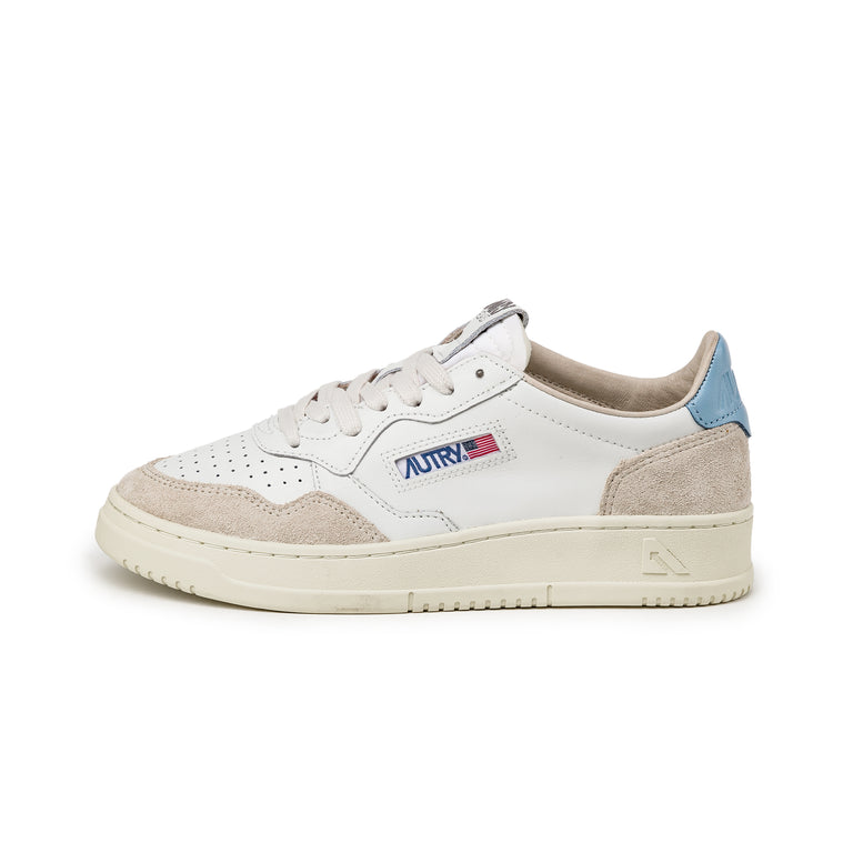 Autry Medalist W *Leather / Suede* - 36 / White / Forget Me Not
