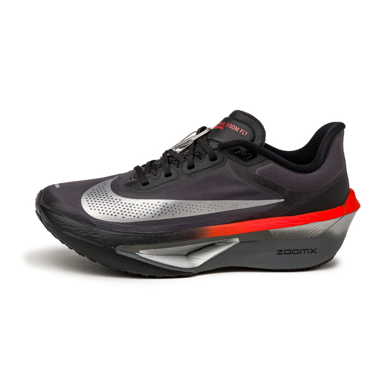 Nike Zoom Fly 6 - 42 / Black / Metallic Silver / Bright Crimson
