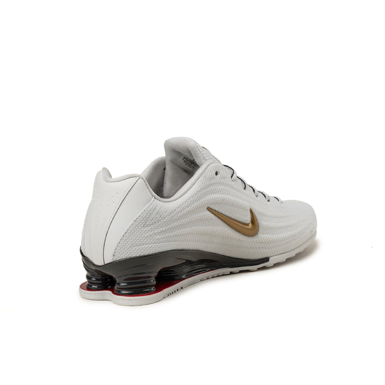 Nike Wmns Shox Z - 39 / White / Metallic Gold / Varsity Red - 4