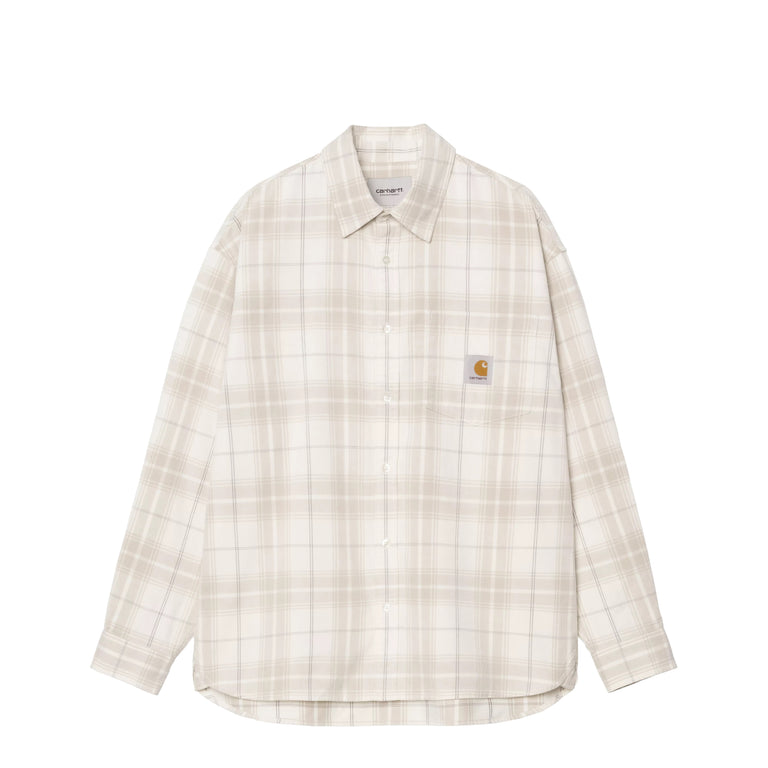 Carhartt WIP L/S Wilber Shirt - XL / Wilber Check / Natural

