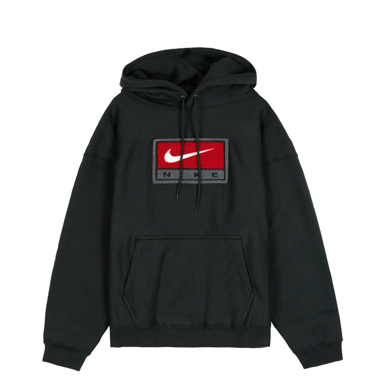 Nike	Solo Swoosh Fleece Pullover Hoodie - XL / Black Spruce / White
