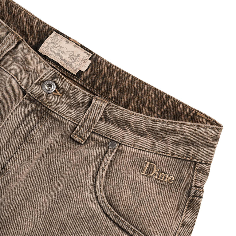 Dime Classic Baggy Denim Pants - 30 / Dipped Sandblasted Brown - 3
