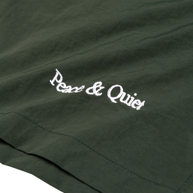 Museum of Peace & Quiet Wordmark Nylon Short - S / Forest - 4