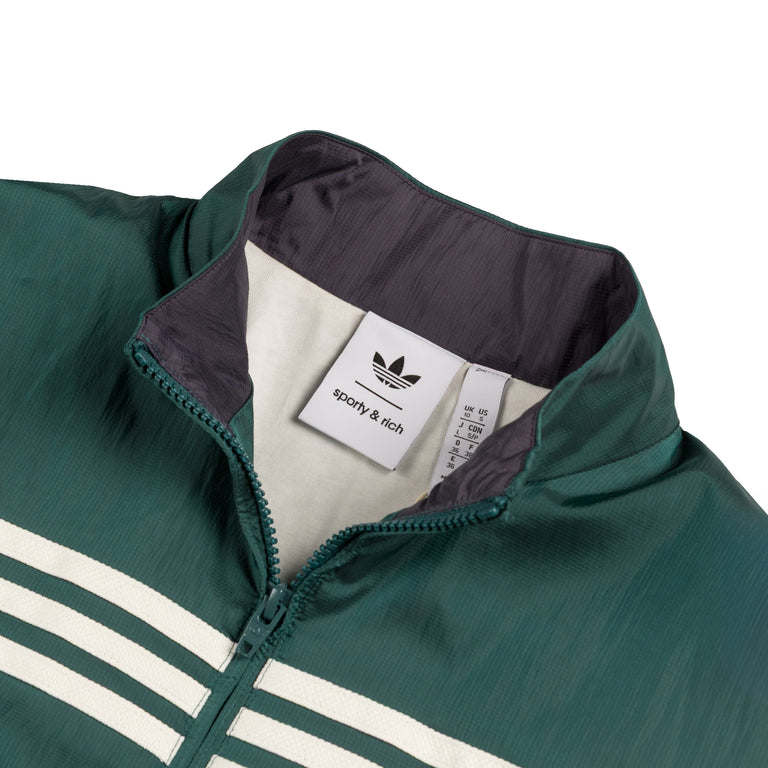 Adidas x Sporty & Rich Wmns Windbreaker - 34 / Wild Pine - 2