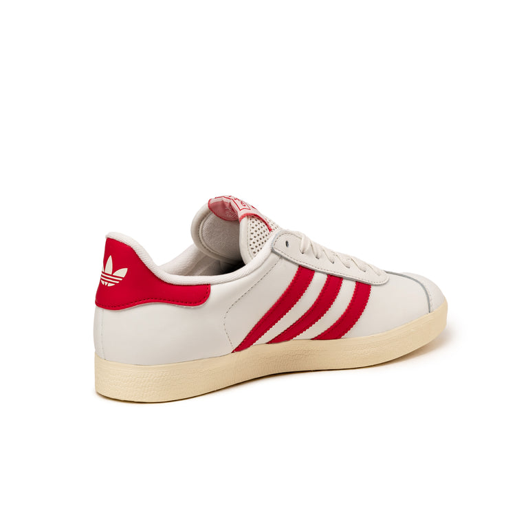 Adidas Gazelle - 36 2/3 / Crystal White / Beta Scarlett / Crew White - 4