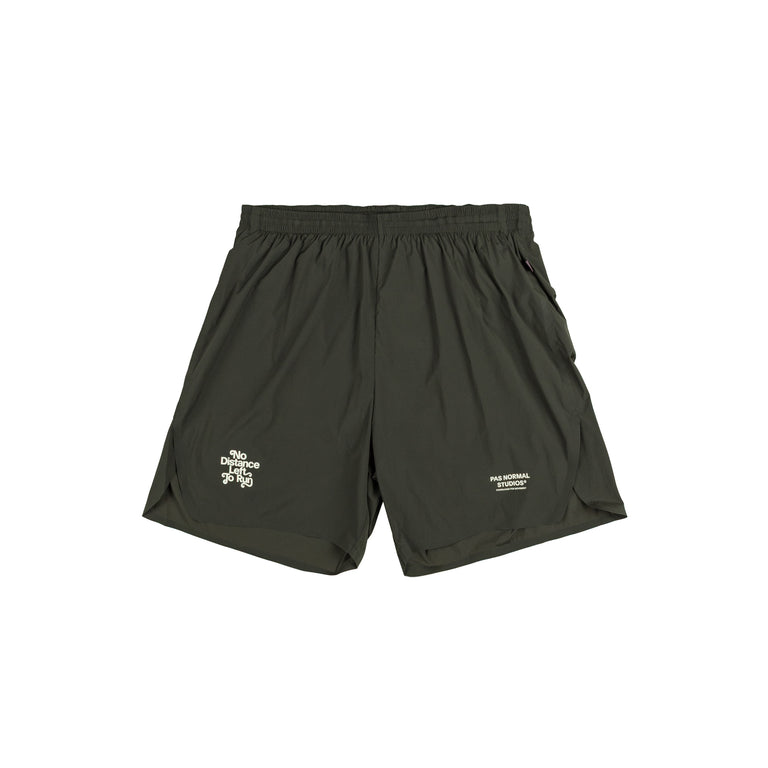 Pas Normal Studios Balance Shorts *No Distance Left To Run* - S / Dark Olive
