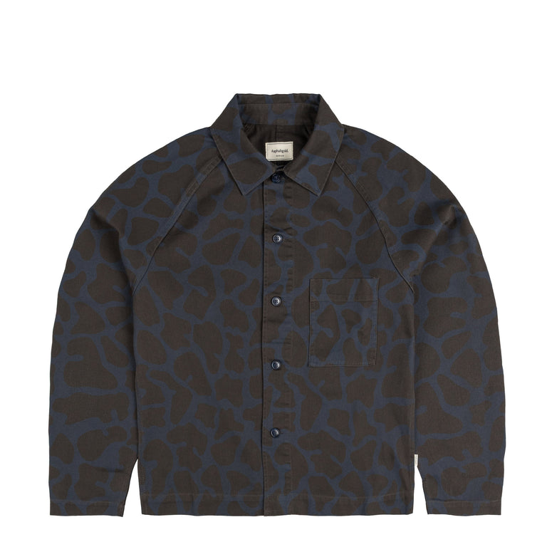 Asphaltgold Overshirt Animal Print - XL / Blue / Phantom
