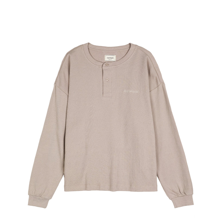 Asphaltgold Henley Shirt - XXL / Taupe
