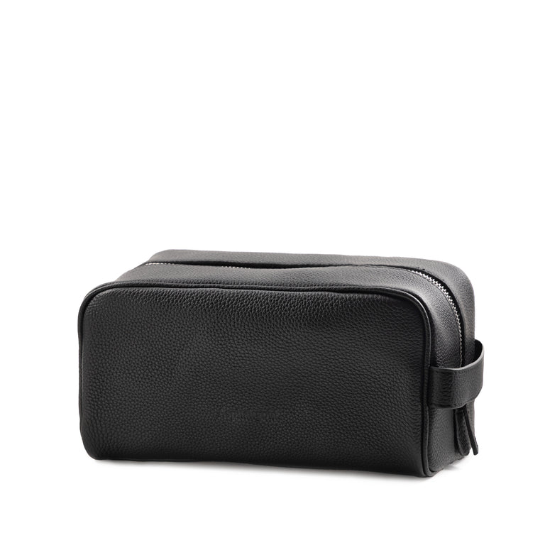 Asphaltgold Leather Toiletry Bag
