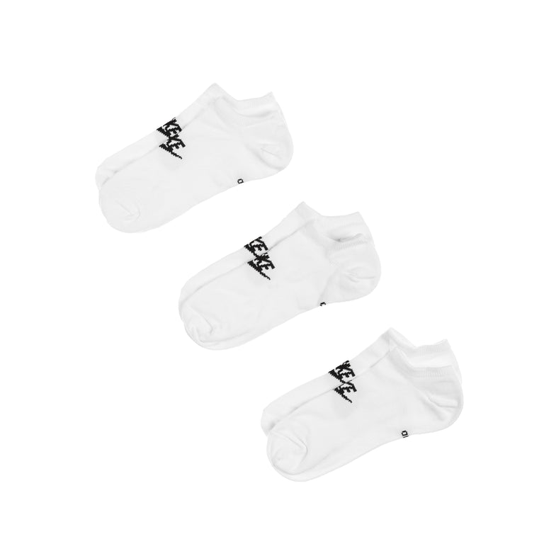 Nike Everyday Essential No-Show Socks (3 Pairs) - XL / White / Black
