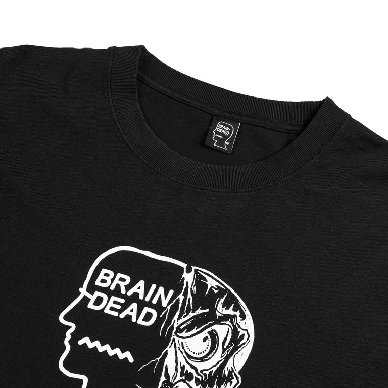 Brain Dead Skull Mech Long Sleeve - S / Black - 3