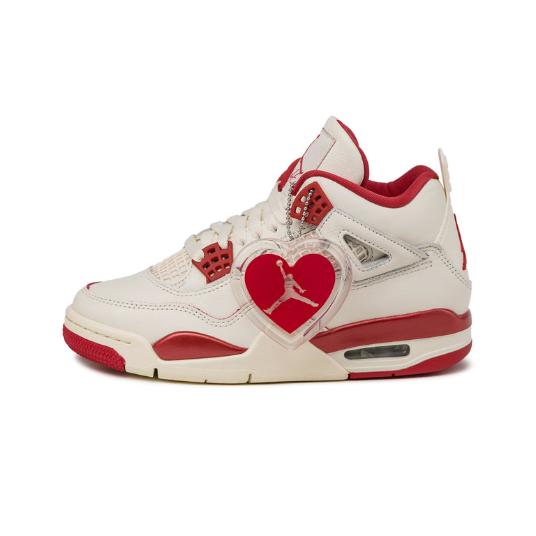 Nike Wmns Air Jordan 4 Retro *Valentine's Day* - 36 / Pale Ivory / Sierra Red / Tough Red
