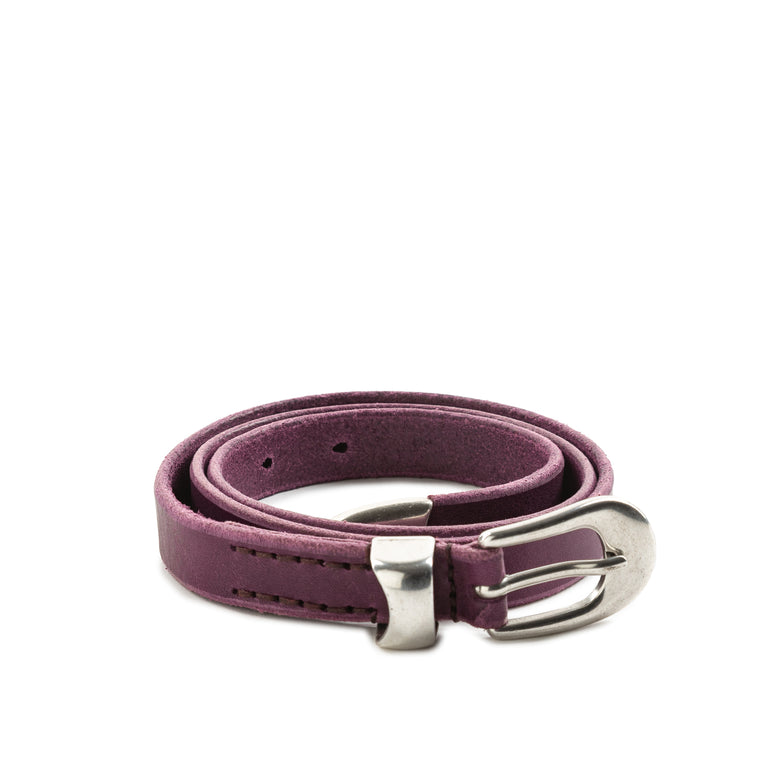 Our Legacy Belt 2 CM - 70 / Shadow Berry Leather - 1