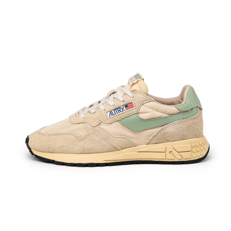 Autry Reelwind Low *Suede / Net* - 41 / Ecru / Reseda
