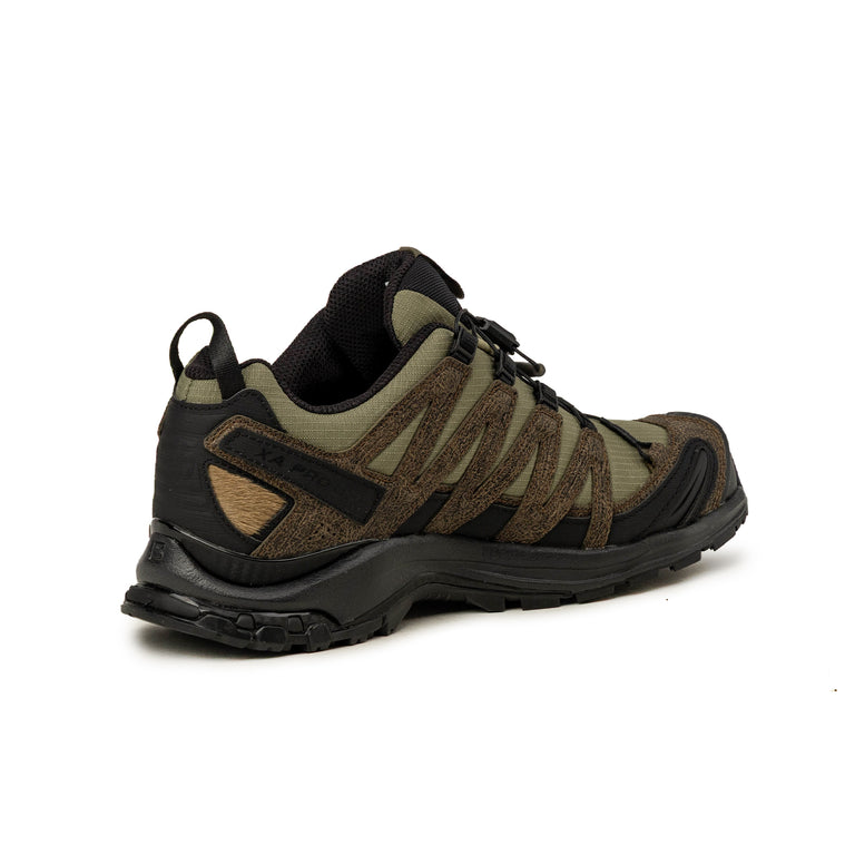 Salomon XA Pro 3D *Distressed Leather* - 45 1/3 / Dark Earth / Black / Deep Lichen Green - 4