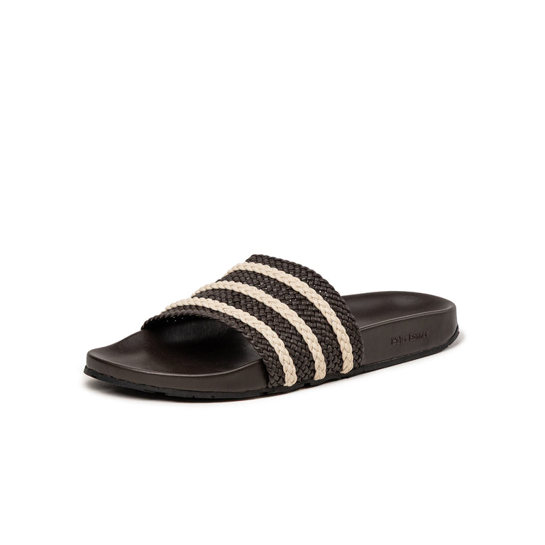 Adidas x Wales Bonner Adilette - 37 / Dark Brown / Wonder White / Night Brown - 2