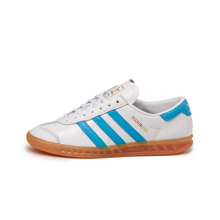 Adidas Hamburg W - 37 1/3 / Footwear White / Sky Rus / Gum 2
