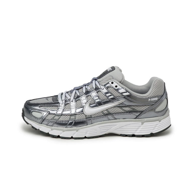Nike Wmns P-6000 - 36 / Grey Fog / White / Metallic Cool Grey / Cool Grey
