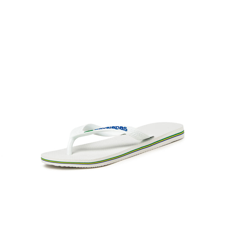 Havaianas Brasil Logo - 41-42 / White - 2