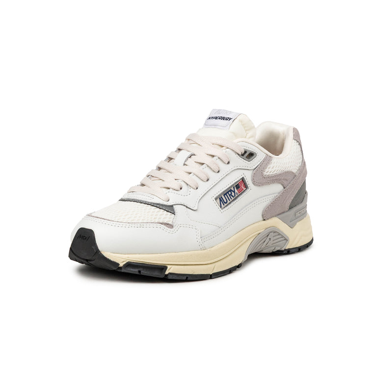 Autry Hyperway *Leather / Suede / Mesh* - 40 / White / Grey - 4