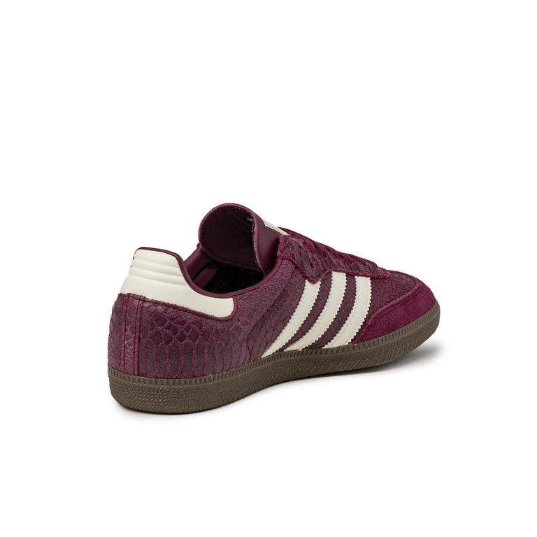 Adidas Samba OG W *Snake* - 36 2/3 / Maroon / Crew White / Gold Metallic - 4