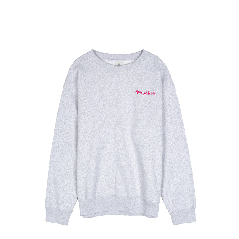 Sporty & Rich NY Motion Crewneck - S / Heather Gray - 2