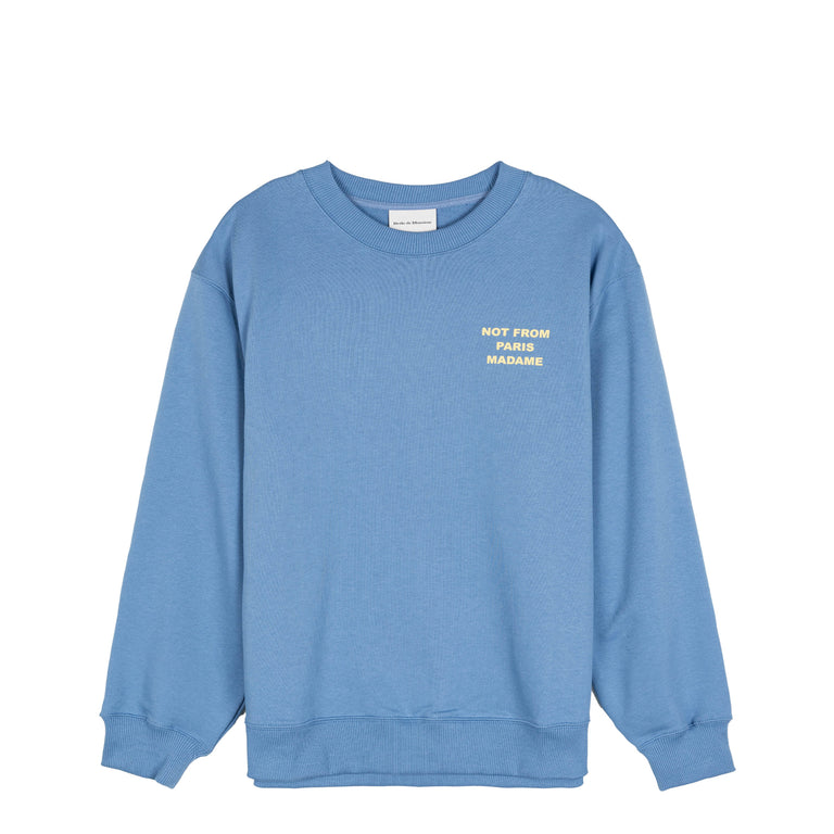 Drole de Monsieur Le Sweatshirt Slogan - XXL / Atlantic Blue - 2