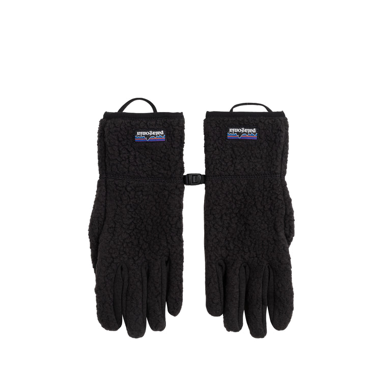 Patagonia Retro Pile Gloves - M / Black
