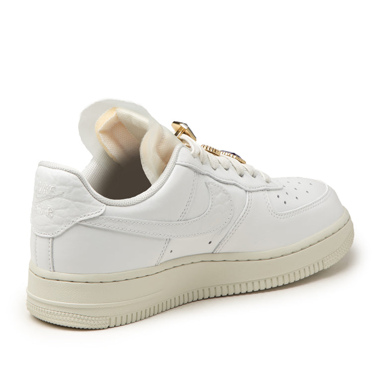 Nike Wmns Air Force 1 Low PRM - 36.5 / Summit White / Summit White / Sea Glass - 3