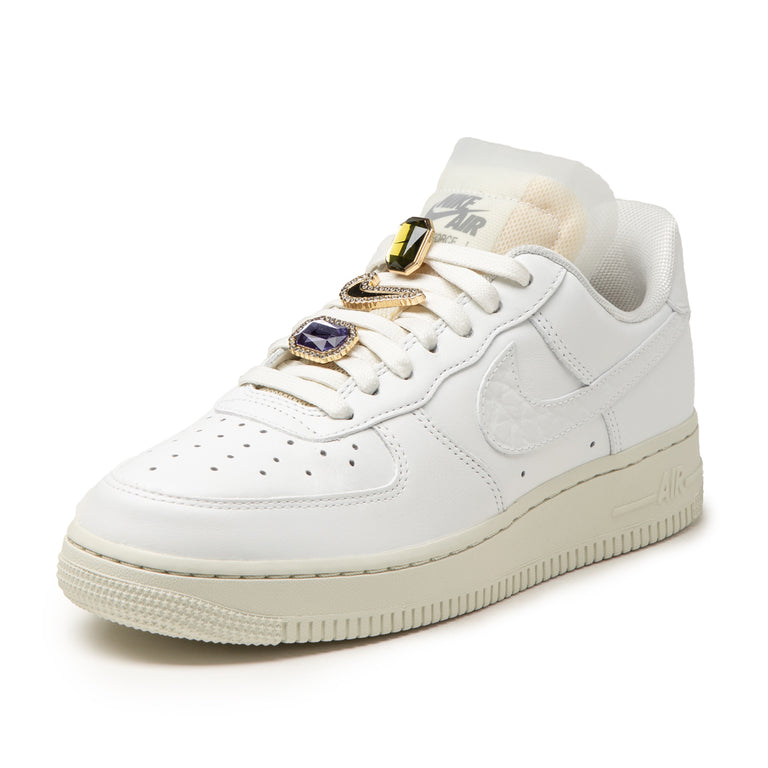 Nike Wmns Air Force 1 Low PRM - 36.5 / Summit White / Summit White / Sea Glass - 2