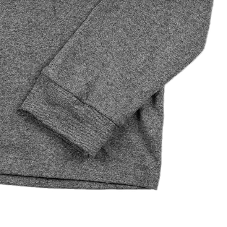 Patagonia L/S P-6 Logo Responsibili-Tee - M / Gravel Heather - 4