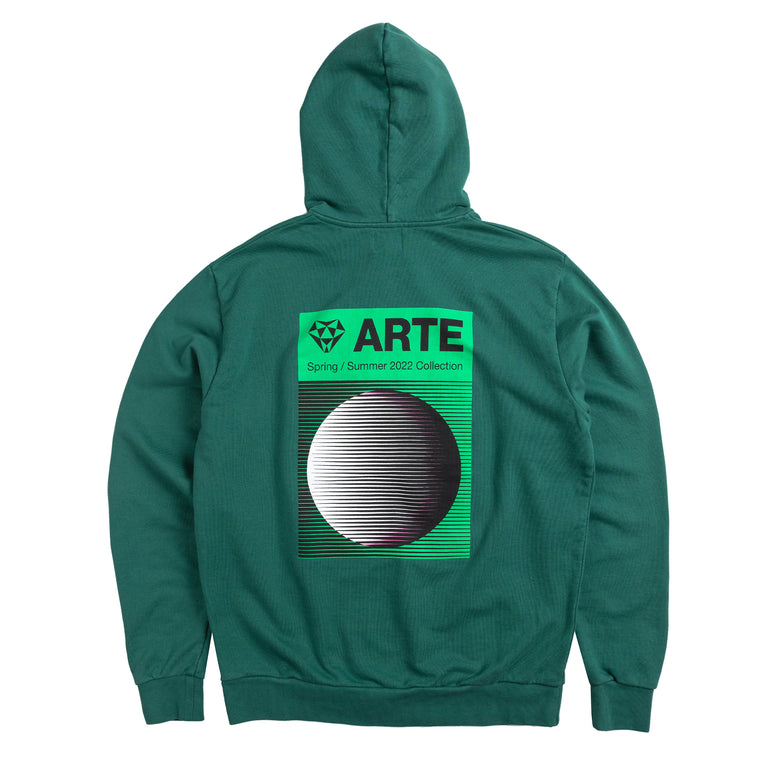Arte Antwerp Hulton Back Ciclo Hoodie - S / Green
